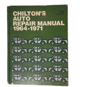 Chilton's Auto Repair Manual Hardcover 1964-1971 No. 5974 For American Cars